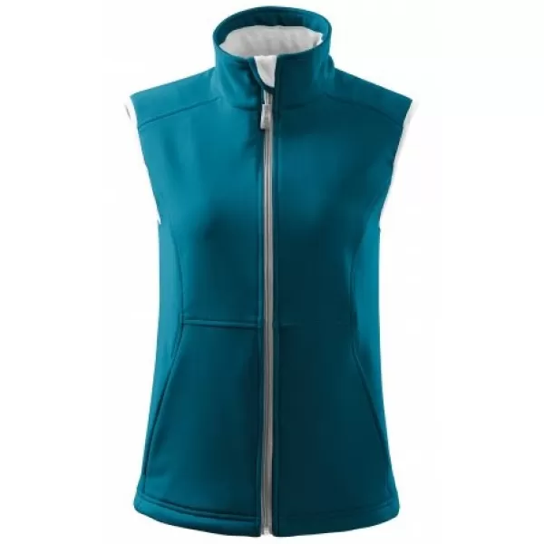  Softshellweste für Damen MALFINI VISION 516 DUNKLES TÜRKIS 