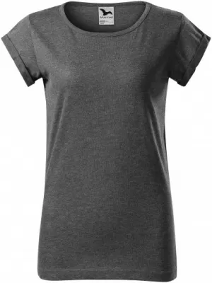 Damen-T-Shirt MALFINI FUSION 164 SCHWARZES HIGHLIGHT