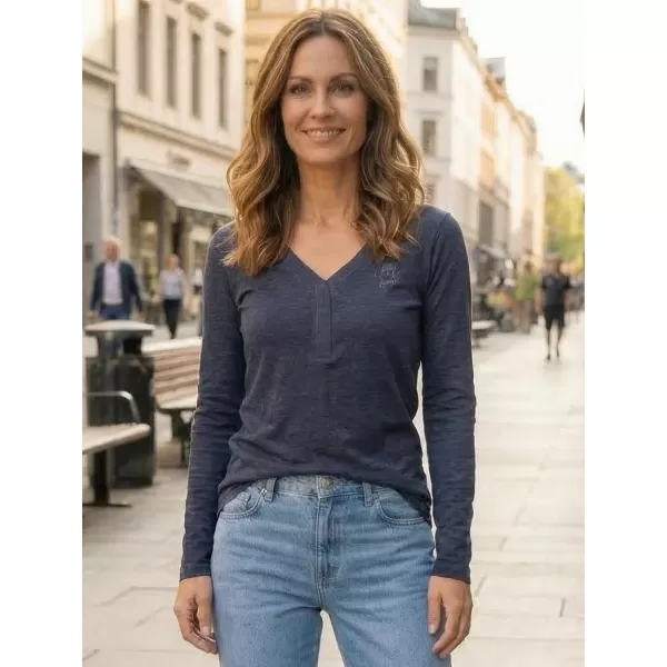  Damen-T-Shirt ALTISPORT HODEIA LTSS695 DUNKELBLAU 
