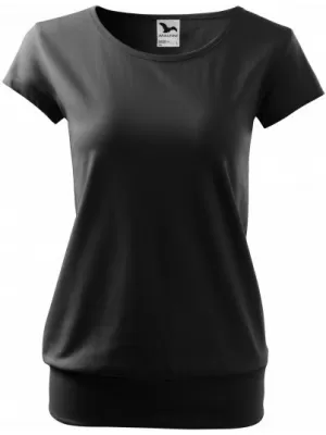 Damen-T-Shirt MALFINI CITY 120 SCHWARZ