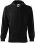 Herren-Sweatshirt MALFINI TRENDY ZIPPER 410 SCHWARZ