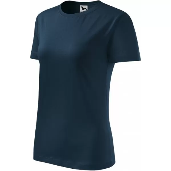  Damen-T-Shirt MALFINI CLASSIC NEW 133 MARINEBLAU 