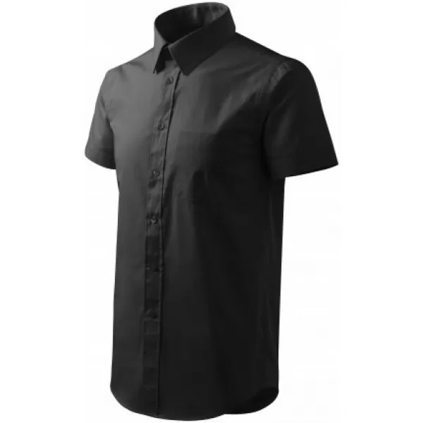  Herrenhemd mit kurzen Ärmeln MALFINI CHIC 207 SCHWARZ 