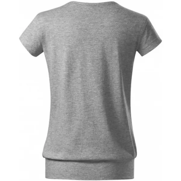  Damen-T-Shirt MALFINI CITY 120 DUNKELGRAUE HIGHLIGHTS 