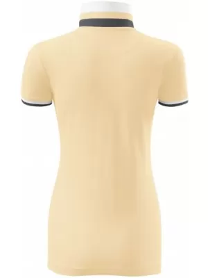 Damen-T-Shirt mit Kragen MALFINI PREMIUM COLLAR UP 257 BOURBON-VANILLE