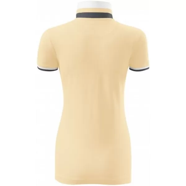  Damen-T-Shirt mit Kragen MALFINI PREMIUM COLLAR UP 257 BOURBON-VANILLE 
