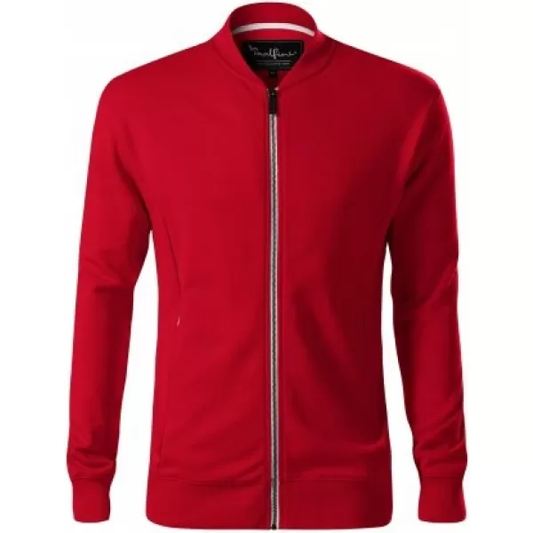  Herren-Sweatshirt MALFINI PREMIUM BOMBER 453 ROTE FORMEL 