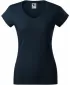 Damen-T-Shirt MALFINI FIT V-NECK 162 MARINEBLAU