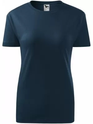 Damen-T-Shirt MALFINI CLASSIC NEW 133 MARINEBLAU