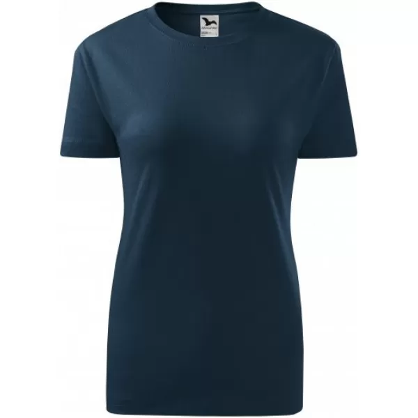 Damen-T-Shirt MALFINI CLASSIC NEW 133 MARINEBLAU 
