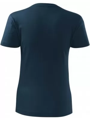 Damen-T-Shirt MALFINI CLASSIC NEW 133 MARINEBLAU