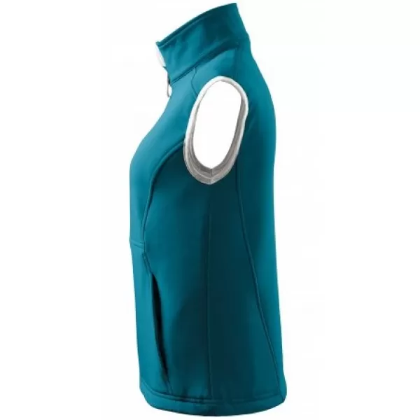  Softshellweste für Damen MALFINI VISION 516 DUNKLES TÜRKIS 