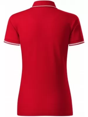 Damen-T-Shirt mit Kragen MALFINI PREMIUM PERFECTION PLAIN 253 ROTE FORMEL