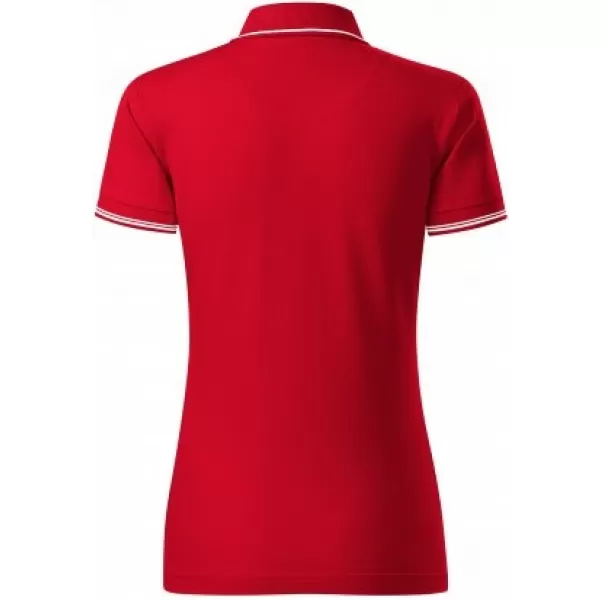  Damen-T-Shirt mit Kragen MALFINI PREMIUM PERFECTION PLAIN 253 ROTE FORMEL 