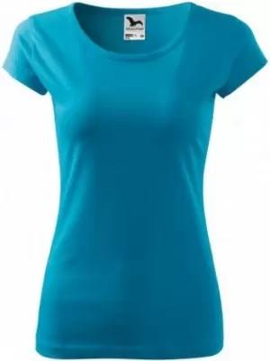Damen-T-Shirt MALFINI PURE 122 TÜRKIS