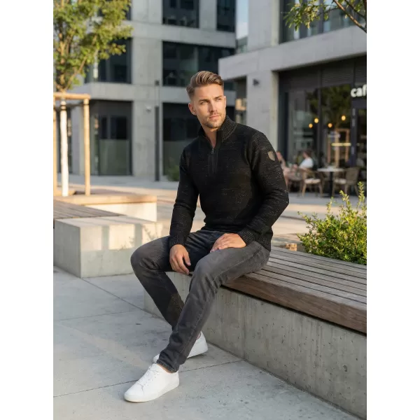  Herrenpullover ALTISPORT BASEK MPLS094 SCHWARZ 