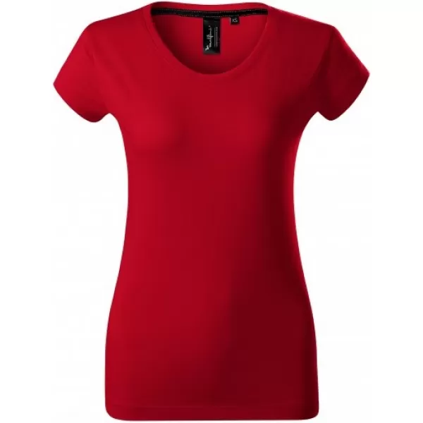  Damen-T-Shirt mit kurzen Ärmeln MALFINI PREMIUM EXCLUSIVE 154 ROTE FORMEL 