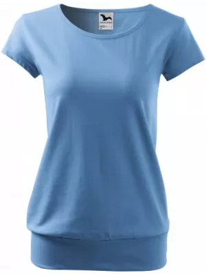 Damen-T-Shirt MALFINI CITY 120 HIMMELBLAU