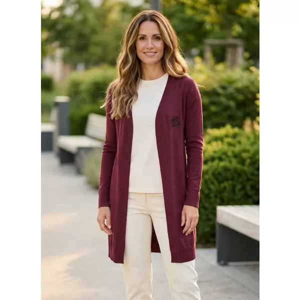  Strickjacke für Damen ALTISPORT WEINA LPLS090 BURGUND 