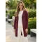 Strickjacke für Damen ALTISPORT WEINA LPLS090 BURGUND