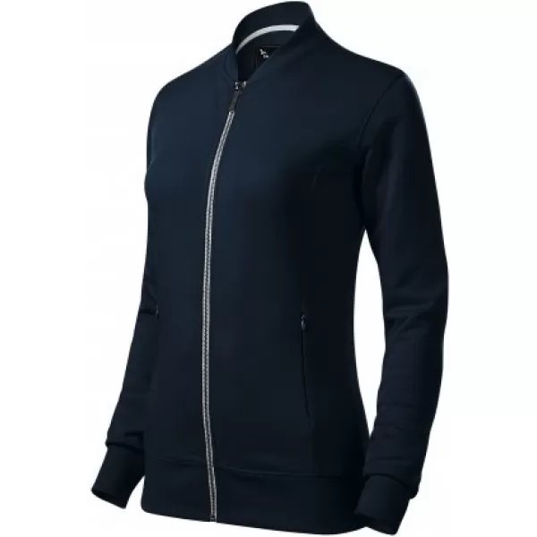  Damen-Sweatshirt MALFINI PREMIUM BOMBER 454 MARINEBLAU 