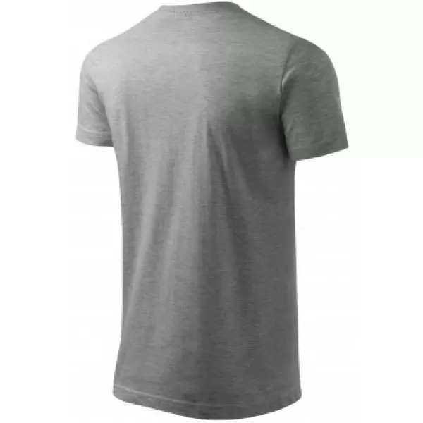  Herren-T-Shirt MALFINI BASIC 129 DUNKELGRAUE HIGHLIGHTS 