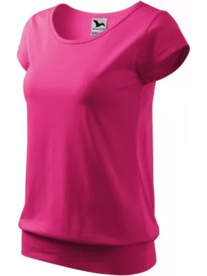 Damen-T-Shirt MALFINI CITY 120 MAGENTA