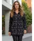 Erweitertes Damen-Sweatshirt ALTISPORT OCHIENA LSWS296 SCHWARZ