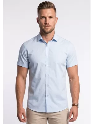 Herrenhemd mit kurzen Ärmeln MALFINI PREMIUM FLASH 260 HELLBLAU