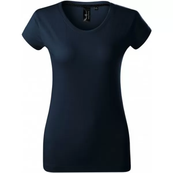  Damen-T-Shirt mit kurzen Ärmeln MALFINI PREMIUM EXCLUSIVE 154 MARINEBLAU 