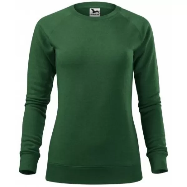  Damen-Sweatshirt MALFINI MERGER 416 FLASCHENGRÜNE HIGHLIGHTS 