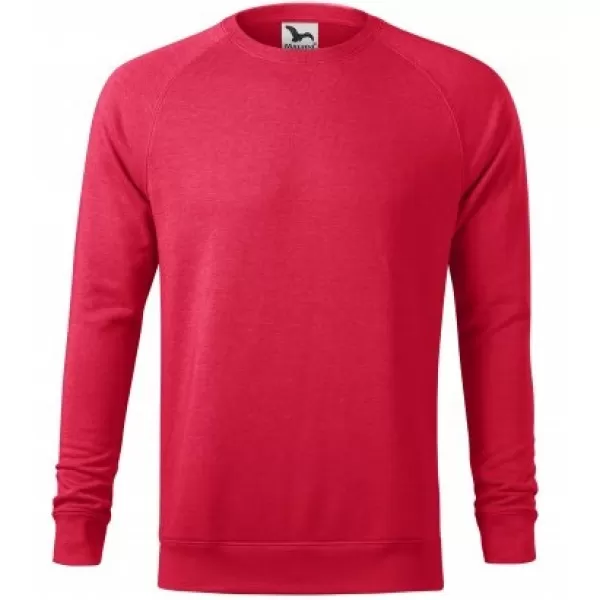  Herren-Sweatshirt MALFINI MERGER 415 ROTE MARKIERUNG 