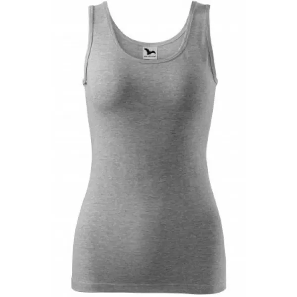  Damen-Tanktop MALFINI TRIUMPH 136 DUNKELGRAUE HIGHLIGHTS 