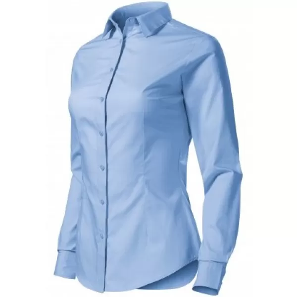  Damenshirt mit langen Ärmeln MALFINI STYLE LS 229 HIMMELBLAU 