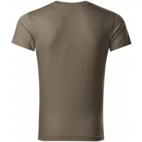  Herren-T-Shirt MALFINI SLIM FIT V-NECK 146 ARMEEN 