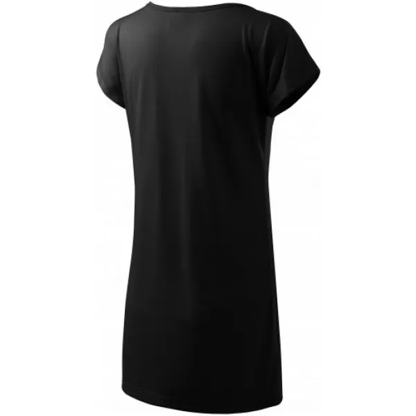 Langes T-Shirt für Damen MALFINI LOVE 123 SCHWARZ 