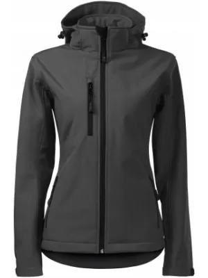 Softshelljacke für Damen MALFINI PERFORMANCE 521 STAHLGRAU