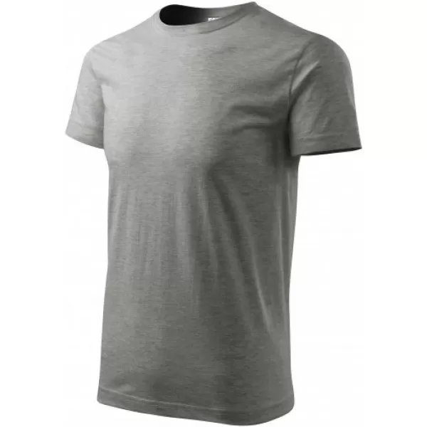  Herren-T-Shirt MALFINI HEAVY NEW 137 DUNKELGRAUE HIGHLIGHTS 