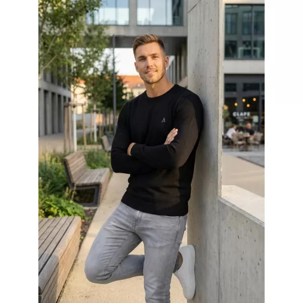  Herrenpullover ALTISPORT KAMIQ MPLS096 SCHWARZ 