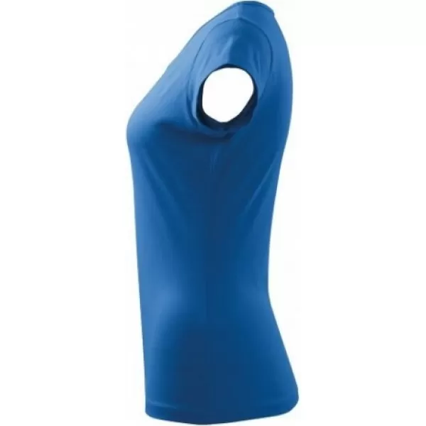  Damen-T-Shirt MALFINI PURE 122 AZURBLAU 