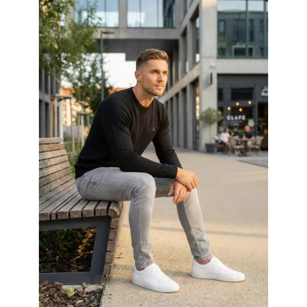  Herrenpullover ALTISPORT KAMIQ MPLS096 SCHWARZ 