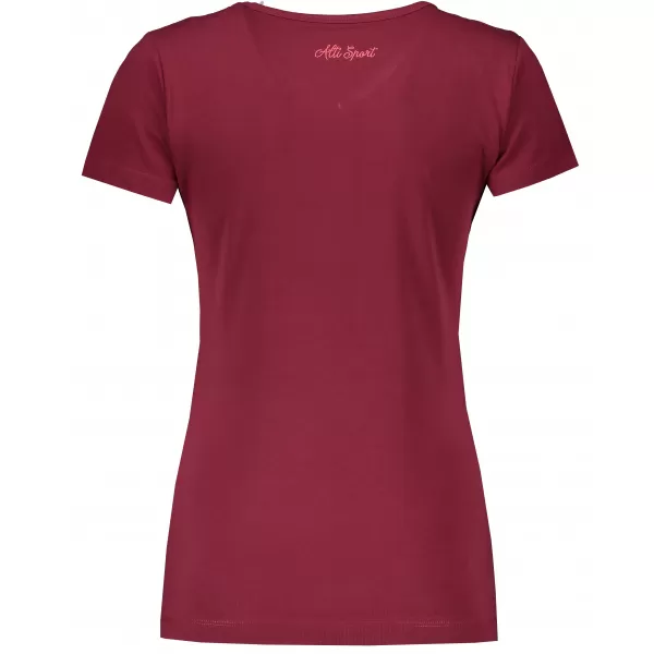  Damen-T-Shirt ALTISPORT LUKENA LTSS701 BURGUND 