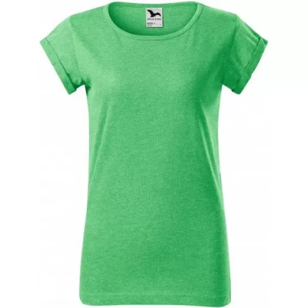  Damen-T-Shirt MALFINI FUSION 164 GRÜNE HIGHLIGHTS 