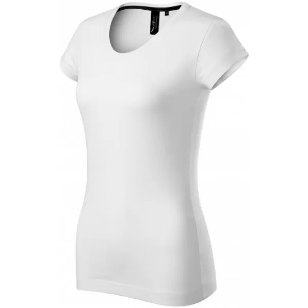  Damen-T-Shirt mit kurzen Ärmeln MALFINI PREMIUM EXCLUSIVE 154 WEIß 