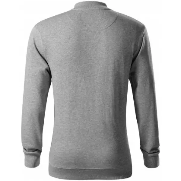  Herren-Sweatshirt MALFINI PREMIUM BOMBER 453 DUNKELGRAUE HIGHLIGHTS 