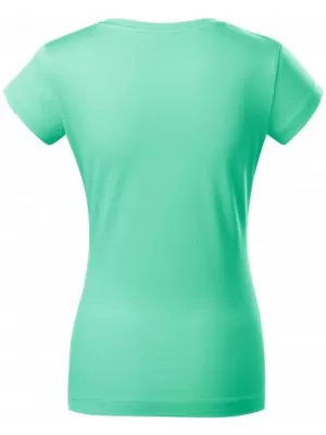 Damen-T-Shirt MALFINI FIT V-NECK 162 MINZE