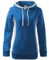 Damen-Sweatshirt MALFINI KANGAROO 408 AZURBLAU