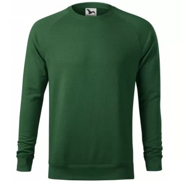  Herren-Sweatshirt MALFINI MERGER 415 FLASCHENGRÜNE HIGHLIGHTS 
