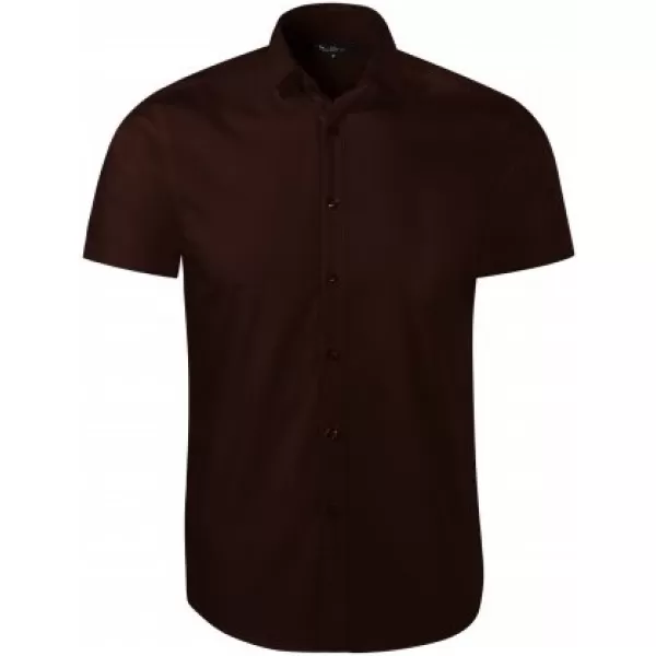  Herrenhemd mit kurzen Ärmeln MALFINI PREMIUM FLASH 260 KAFFEE 