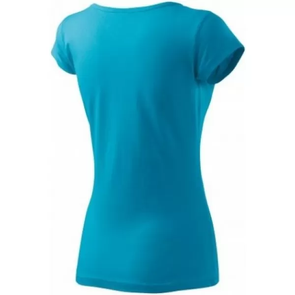  Damen-T-Shirt MALFINI PURE 122 TÜRKIS 